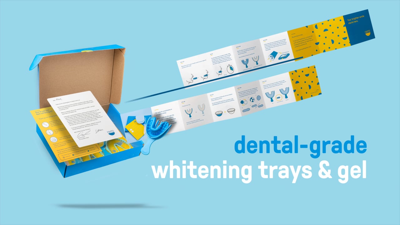 Remi whitening kit product film